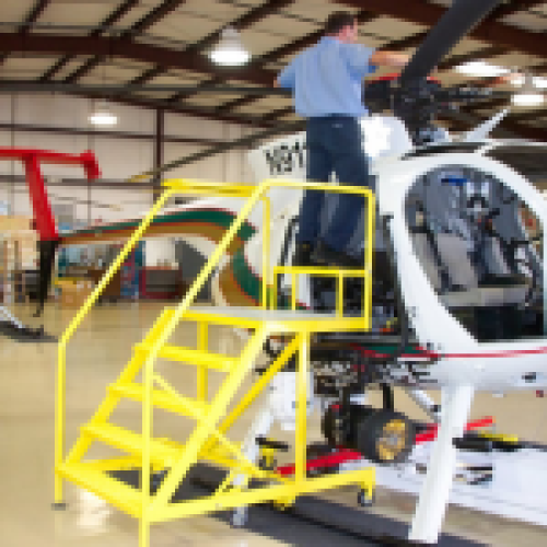 FRP Composite Custom Aircraft Maintenance Stand