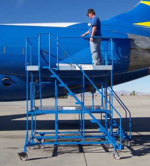 FRP Composite Custom Aircraft Maintenance Stand