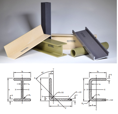 EXTREN® & SAFPLATE® FRP Composite Structural Shapes and Plate