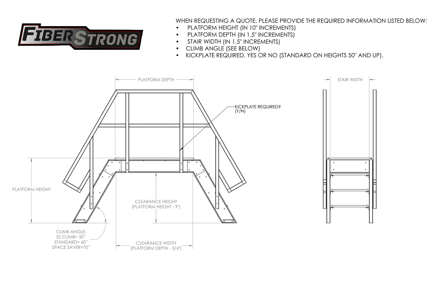 FRP Composite Standard Crossover Ladders