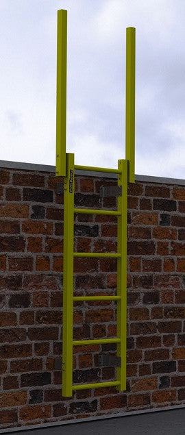 FRP Composite Wall Mount Fixed Egress Ladders