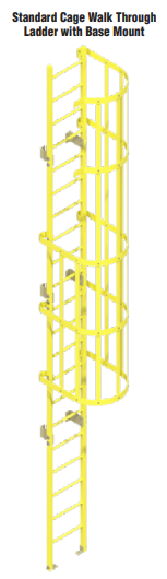 SAFRAIL™ FRP Composite Ladder and Cage System