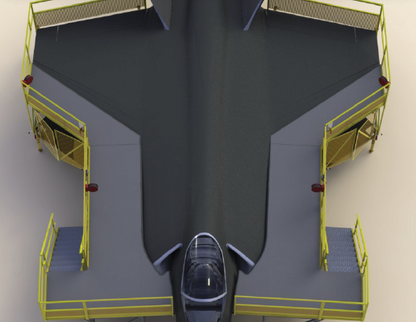 FRP Composite F-35 Wrap Around Maintenance Stand